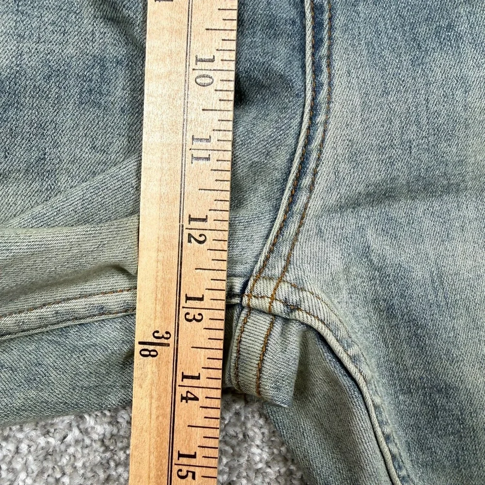SERENEDE Jeans Men's 44x34 Light Wash Stretch Skinny Denim